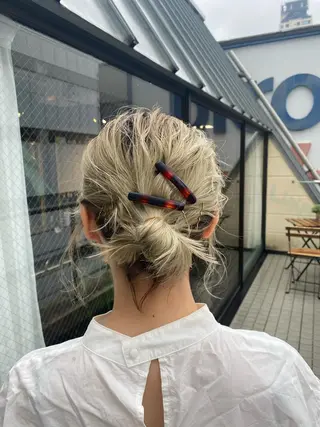 ヘアアレンジ レイヤーカット×髪質 改善🇰🇷シオリのヘアスタイル
