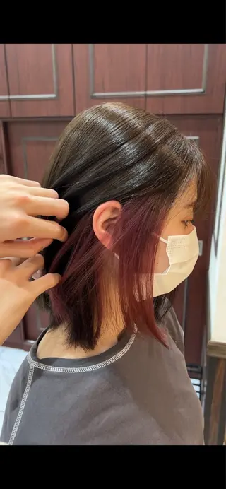 ミディアム 森田 明日香のヘアスタイル
