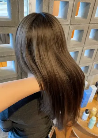 ロング カラー モテるブラウンカラー の達人Tomoyaのヘアスタイル