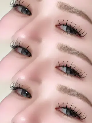 マツエク・マツパ CreBiA Yuri 🤍🫧のマツエク・マツパデザイン