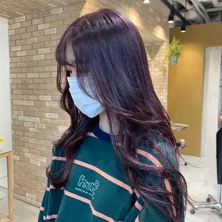 ロング 透明感/くすみカラー 🎀ここみ🎀のヘアスタイル