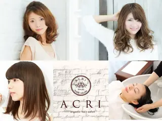 セミロング カラー パーマ ヘアアレンジ k. akiraのヘアスタイル
