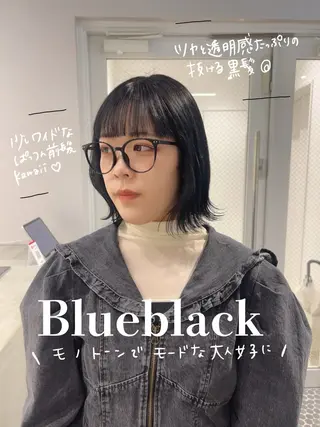 ミディアム カラー SALOWIN栄 三丁目 木戸里実のヘアスタイル