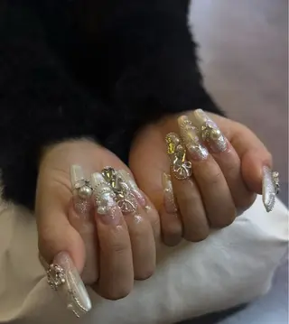 ロング Nail salon ヴェロニカ　ななみのネイルデザイン