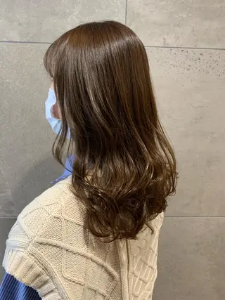 セミロング 増田 晃士のヘアスタイル