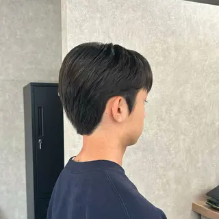 ショート メンズ momo🎀毛流れ パーマ/🚹限定のヘアスタイル