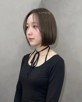 ミディアム カラー 吉田勇人🩶レイヤー •透明感カラー•暗髪のヘアスタイル