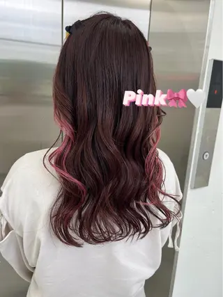 ロング カラー 🫧‪Ameri🫧 Emma ecoleのヘアスタイル