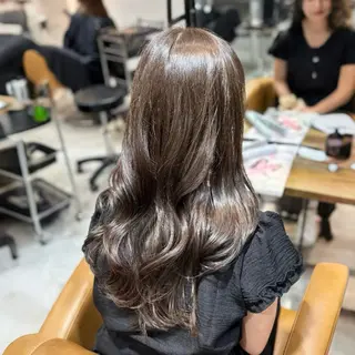 セミロング RYU/レイヤー /透明感艶カラーのヘアスタイル