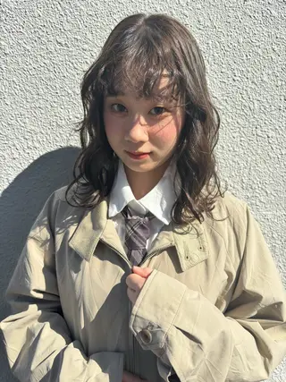 ミディアム カラー リトルガーデン/ yuka🧁のヘアスタイル