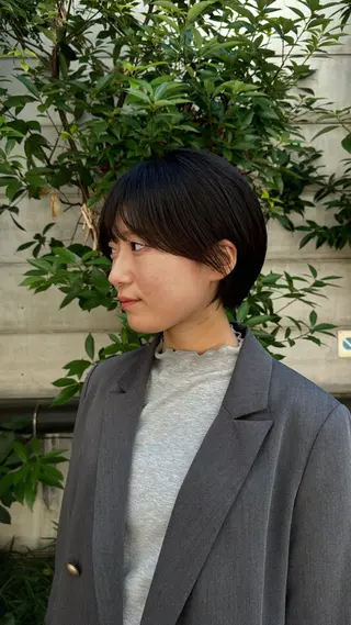 ショート さくら/カラー/ レイヤー/銀座໒꒱のヘアスタイル