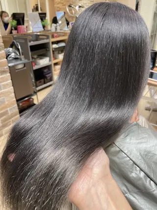 ロング 艶カラー/中崎町/ マナ🌼のヘアスタイル