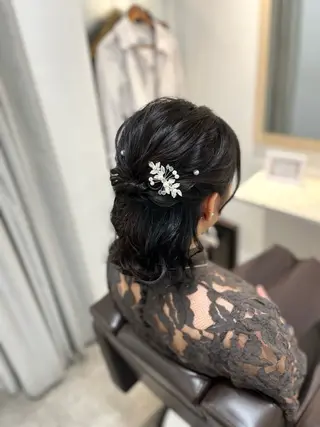 ヘアアレンジ 似合わせヘアメイク 💐オダギリチアキのヘアスタイル