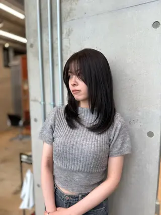 ロング カラー ヘアアレンジ REONA🪽✨薬院 レイヤーカット🫧のヘアスタイル
