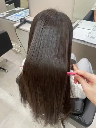 ロング カラー パーマ 藤原 さくらのヘアスタイル