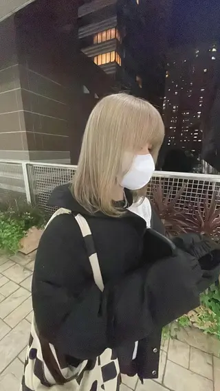 ミディアム カラー 限定クーポン 💕大量更新ブリーチのヘアスタイル