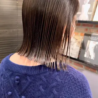 ミディアム 武山 侑奈のヘアスタイル