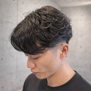 ショート パーマ メンズ スナップフォト確認 お願いします!竹内のヘアスタイル