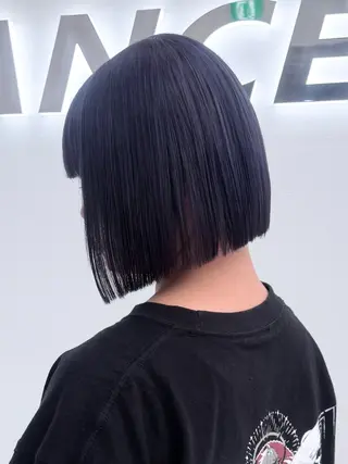 ショート カラー ヘアアレンジ 縮毛矯正🤍 盛れるボブ/ひかりのヘアスタイル