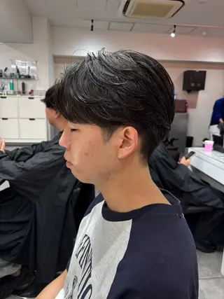 パーマ メンズ メンズ特化✨️ 韓国風パーマ🔥一八のヘアスタイル