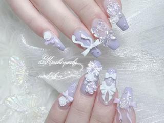 ネイル K.bi_nail ネイル長さ出し専門店のネイルデザイン