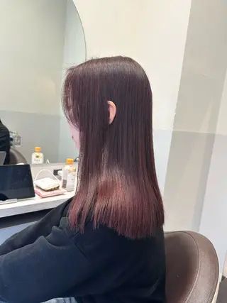 ロング カラー 矢野 晃平のヘアスタイル