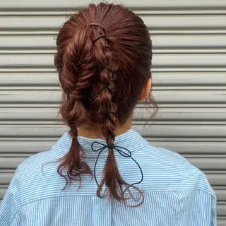 ロング yuu/髪質改善 カラー🌛のヘアスタイル