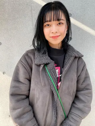 ミディアム カラー センスをお届けします 大谷将生infpのヘアスタイル