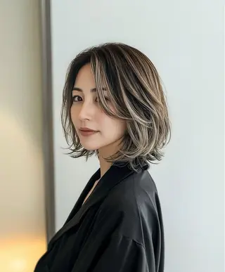 ミディアム 似合わせヘア 表参道/こはるのヘアスタイル
