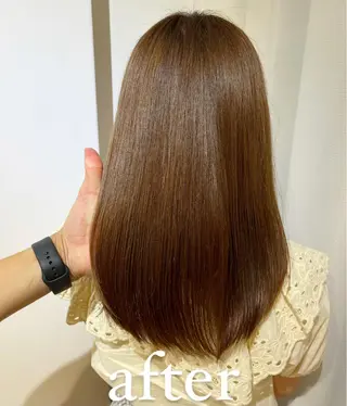 ミディアム カラー 過去一の柔髪ヘア 🌿einshairのヘアスタイル