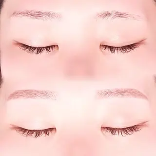 アイブロウ ｡ꕤ°₊sakura 束感まつ毛‎⊹𓈒✿のマツエク・マツパデザイン