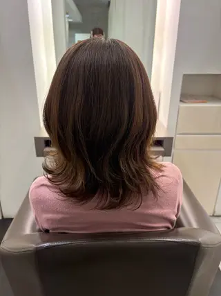 セミロング 田村 匡世のヘアスタイル