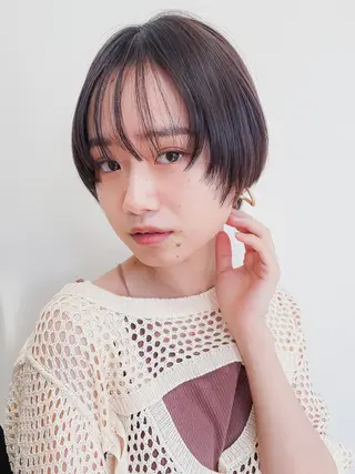 ショート カラー BASSA 下井草店のヘアスタイル