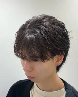 ショート パーマ メンズ クセを最大限に活かす メンズパーマ奈良大祐のヘアスタイル