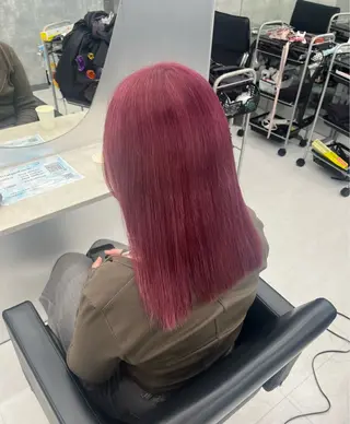 カラー pink hair 🩷mayu🩷のヘアスタイル