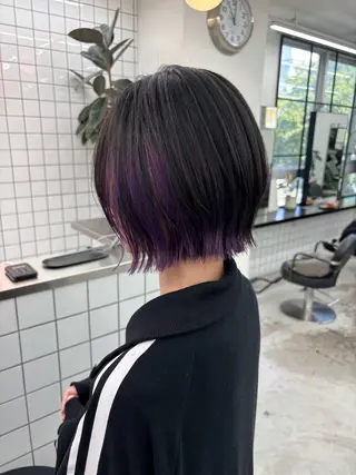 ショート カラー ヘアアレンジ 夕羽夢🍓矢場/ JILLSTUDIOのヘアスタイル