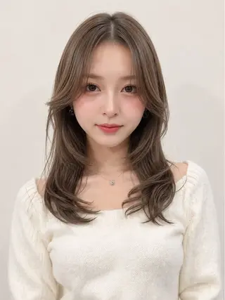 ロング カラー 佐藤優晟/カラー/ 癖毛ショート/表参道のヘアスタイル