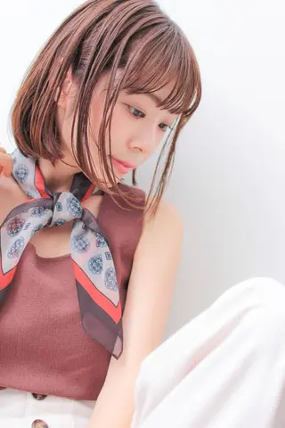 カラー パーマ Ash 店長 山下達也のヘアスタイル