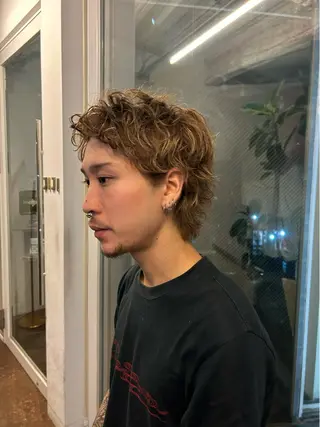 ショート カラー メンズ 青木 真生のヘアスタイル