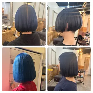 ショート カラー 髪質改善&ブリーチ 伊勢 祐一郎のヘアスタイル