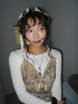 ロング ヘアアレンジ なりた るいのヘアスタイル