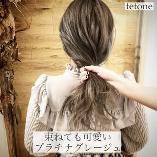 ロング カラー テトネ タカシのヘアスタイル