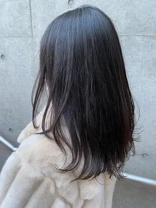 セミロング unopulir 景山 凌のヘアスタイル