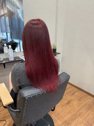 ロング カラー 鵜飼 真伍のヘアスタイル