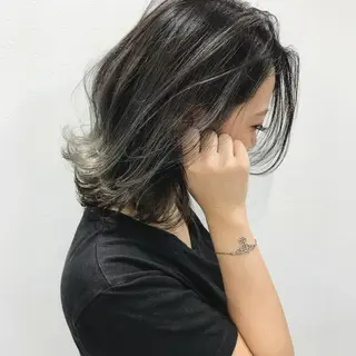 ミディアム カラー メンズ特化美容師/ 新井　洸太のヘアスタイル