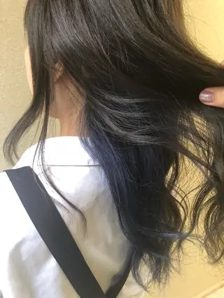 ロング カラー 廣野 愛香のヘアスタイル