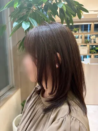 ミディアム Ha naのヘアスタイル