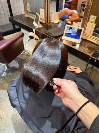 ショート 髪質改善&縮毛矯正 カット/soyaのヘアスタイル