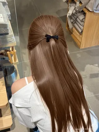 ロング カラー ヘアアレンジ 透明感カラー🎀艶髪 Anju/渋谷🎀のヘアスタイル