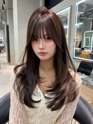 ミディアム カラー ヘアアレンジ 【博多髪質改善】 吉村 清志のヘアスタイル